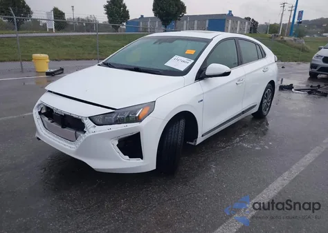 2020 Hyundai Ioniq Electric Limited из США, поврежденный, VIN KMHC85LJ7LU060986